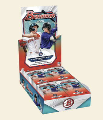 compare product 2026 Bowman Baseball Hobby Jumbo Box