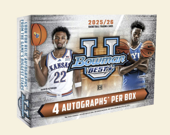 compare product 2025-26 Bowman University Best Basketball Hobby Box