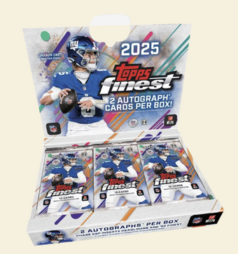 compare product 2025 Topps Finest Football Hobby Box