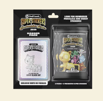 compare product 2026 VeeFriends Super Stickers Spectacular Series Hanger Pack (White Ice Parallels)