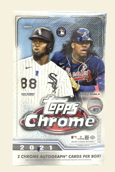 2021 Topps Chrome Baseball Hobby Box