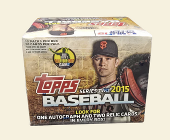 compare product 2015 Topps Series 2 Baseball Retail Box
