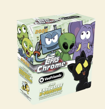 compare product 2026 Topps Chrome VeeFriends Mega Box