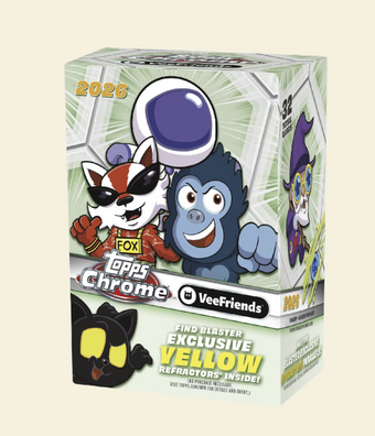 compare product 2026 Topps Chrome VeeFriends Blaster Box