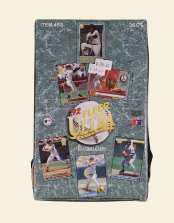 compare product 1992 Fleer Ultra Series 1 Baseball Hobby Box