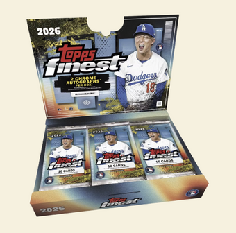 compare product 2026 Topps Finest Baseball Hobby Box