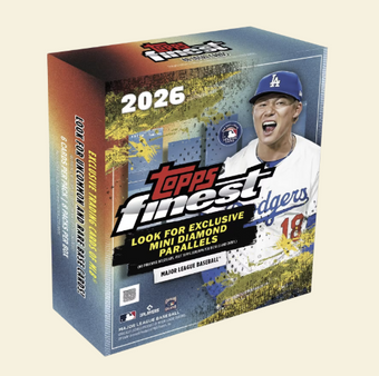 compare product 2026 Topps Finest Baseball Mega Box
