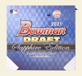 compare product 2021 Bowman Draft Sapphire Edition Baseball Box
