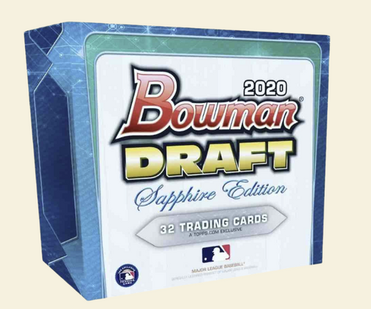 2020 Bowman Draft Baseball Sapphire Edition Box
