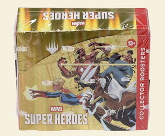 compare product MTG: Marvel Super Heroes Collector Booster Box