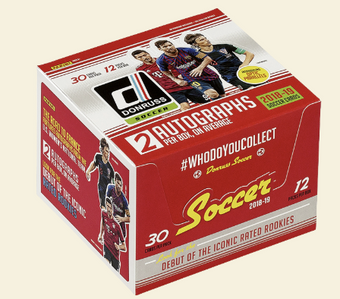compare product 2018-19 Panini Donruss Soccer Hobby Box