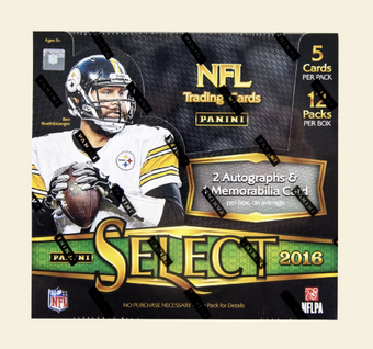 compare product 2016 Panini Select Football Hobby Box