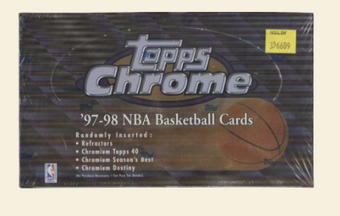 compare product 1997-98 Topps Chrome Basketball Retail Box