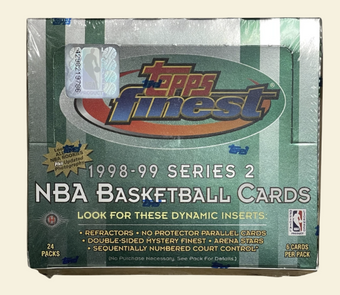 compare product 1998-99 Topps Finest Series 2 Basketball Hobby Box