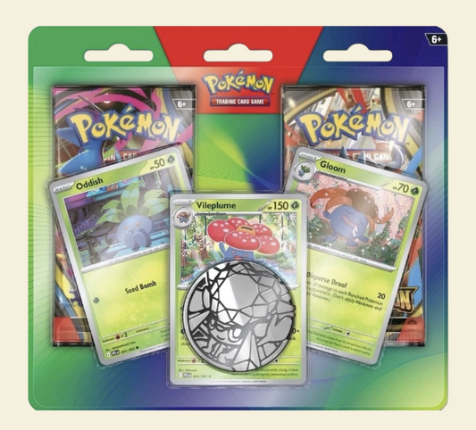 Pokemon Mega Evolution Vileplume 2-Booster Blister Pack