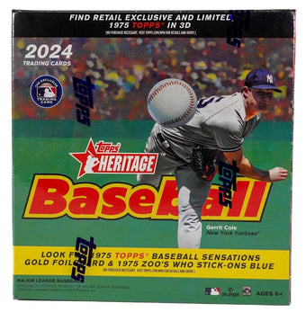 compare product 2024 Topps Heritage Baseball Monster 20 Box Case