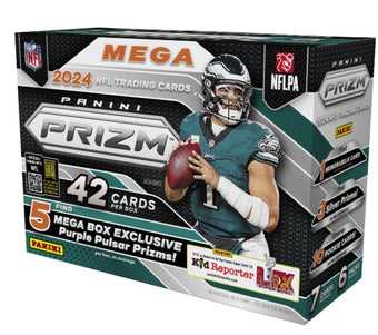 compare product 2024 Panini Prizm Football Hobby Mega 20 Box Case