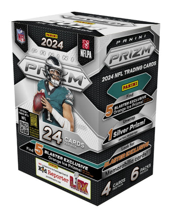 compare product 2024 Panini Prizm Football Hobby 20 Blaster Box Case