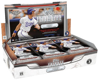 compare product 2025 Topps Tribute Baseball Hobby Box