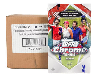 compare product 2024 Topps Chrome Tennis Hobby
