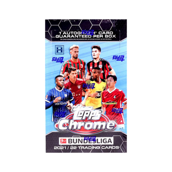 compare product 2021-22 Topps Chrome Bundesliga Soccer Hobby 12 Box Case
