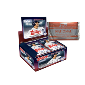 compare product 2024 Topps Series 2 Baseball Jumbo Box  w/ 2024 NSCC Exclusive Silver Pack