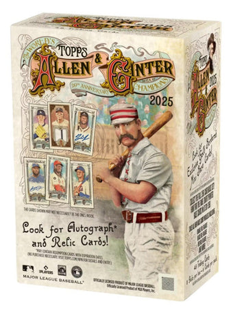 compare product 2025 Topps Allen & Ginter Baseball Blaster 40 Box Case