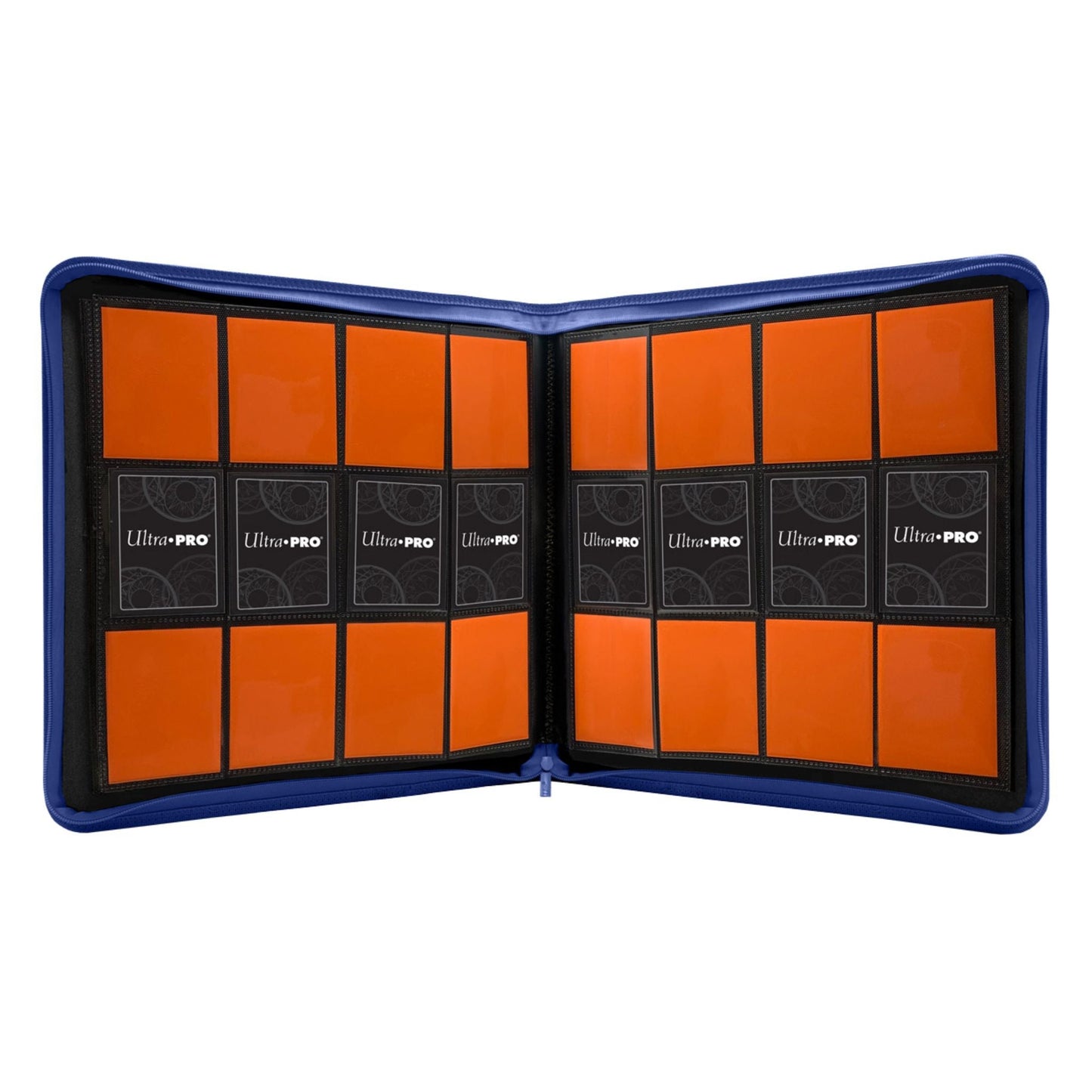 Ultra Pro Standard Pro 12 Pocket Blue Zippered Card Binder