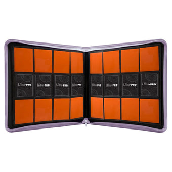 compare product Ultra Pro Standard Pro 12 Pocket Purple Zippered Card Binder