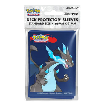 compare product Ultra Pro Pokemon Mega Charizard X Deck Protector Card Sleeves