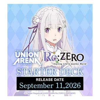 compare product Union Arena Re:ZERO Starting Life in Another World Starter Deck (Presell)