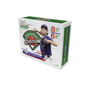 compare product 2025 Panini Prospect Edition Baseball Hobby Box 20 Box Case
