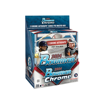 compare product 2024 Bowman Chrome Baseball Hobby 12 Box Case