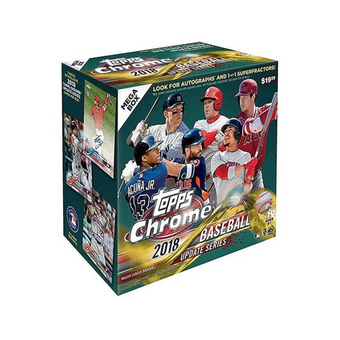 compare product 2018 Topps Chrome Update Baseball Mega Box