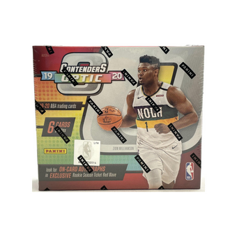 compare product 2019-20 Panini NBA Optic Contenders T-Mall edition box