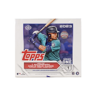compare product 2023 Topps Series 1 Baseball Jumbo 6 Box Case