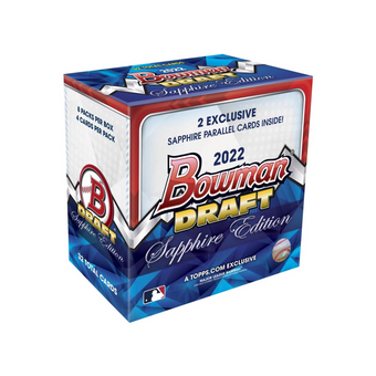 compare product 2022 Bowman Draft Sapphire Hobby Box