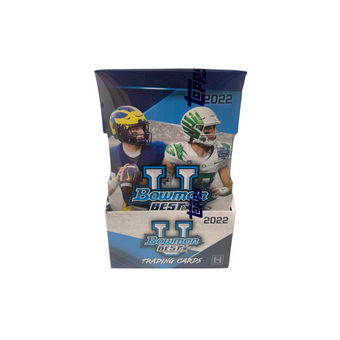 compare product 2022 Bowman's Best University Football Hobby 8 Box Case