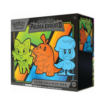 compare product Pokemon Scarlet & Violet Paldea Evolved Elite Trainer 10 Box Case