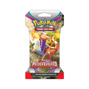 compare product Pokemon Scarlet & Violet Paldea Evolved Blister Pack 144 Pack Case