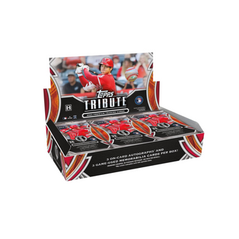 compare product 2023 Topps Tribute Baseball Hobby Box