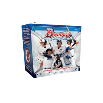 compare product 2020 Bowman Sapphire MLB Hobby Box