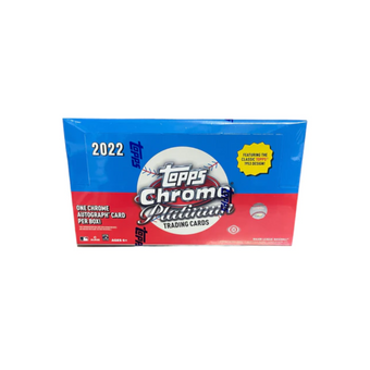 compare product 2022 Topps Chrome Platinum Anniversary Baseball Hobby 12 Box Case