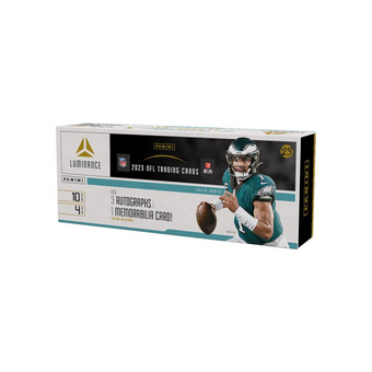 compare product 2023 Panini Luminance Football Hobby 12 Box Case