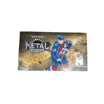 compare product 2022-23 Upper Deck Skybox Metal Universe Hockey Hobby 16 Box Case