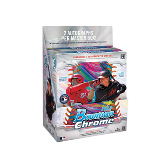 compare product 2023 Bowman Chrome Baseball Hobby 12 Box Case