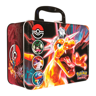 compare product Pokemon 2023 Fall Collector Chest Tins - 9 Tin Case