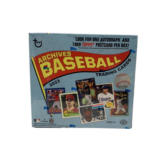 compare product 2023 Topps Archives Baseball Hobby Collector 10 Box Case