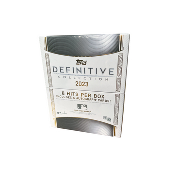 compare product 2023 Topps Definitive Baseball 3 Box Case