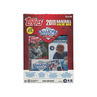 compare product 2011 Topps Baseball Value Box